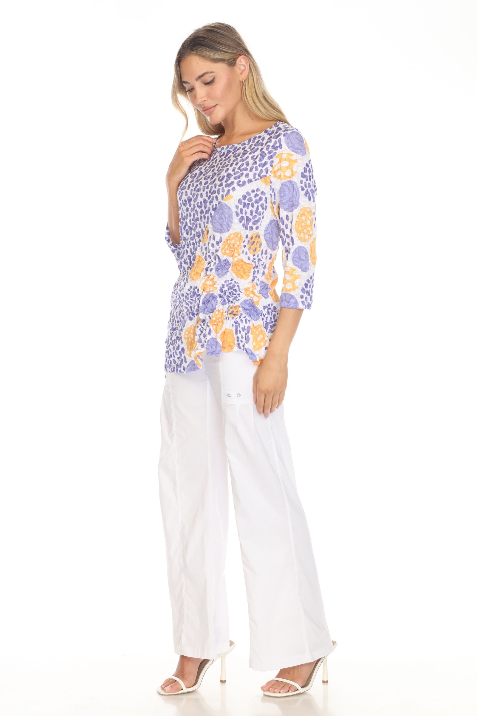 Jolene Top - Citrus Spots - CARINE
