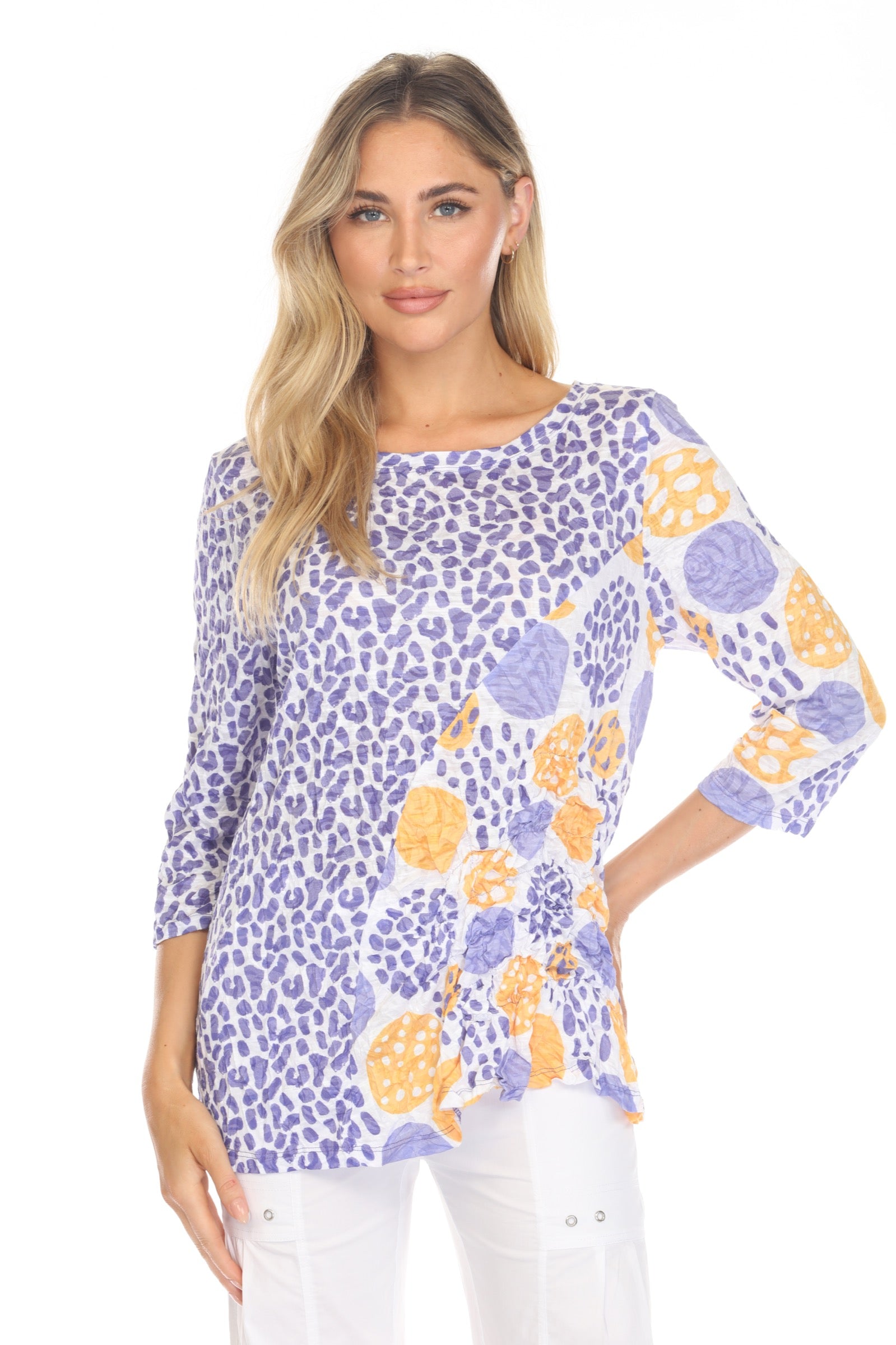 Jolene Top - Citrus Spots - CARINE
