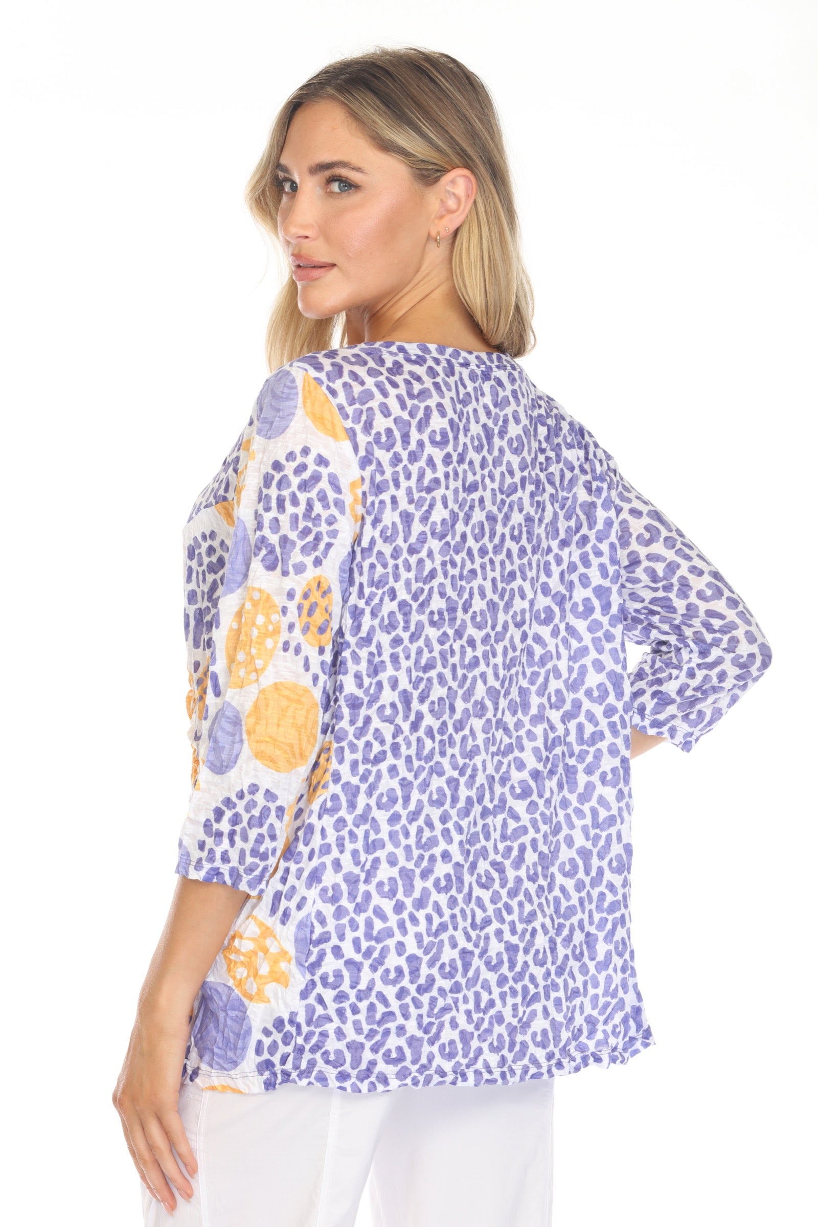 Jolene Top - Citrus Spots - CARINE