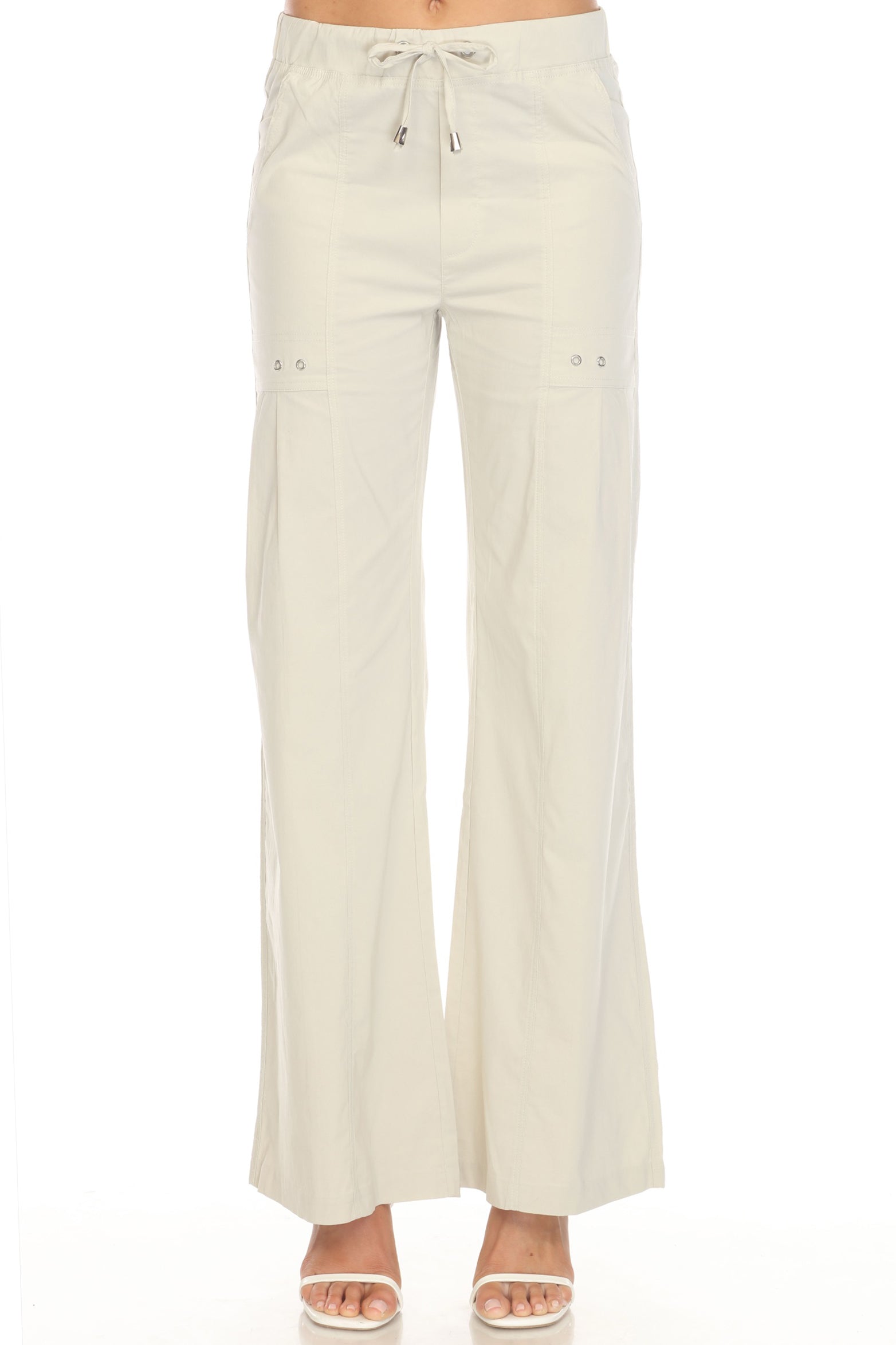 Wide Leg Drawstring Pant - CARINE