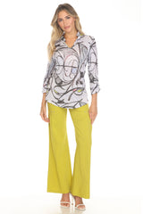 Caela Top - Highlight Strokes - CARINE