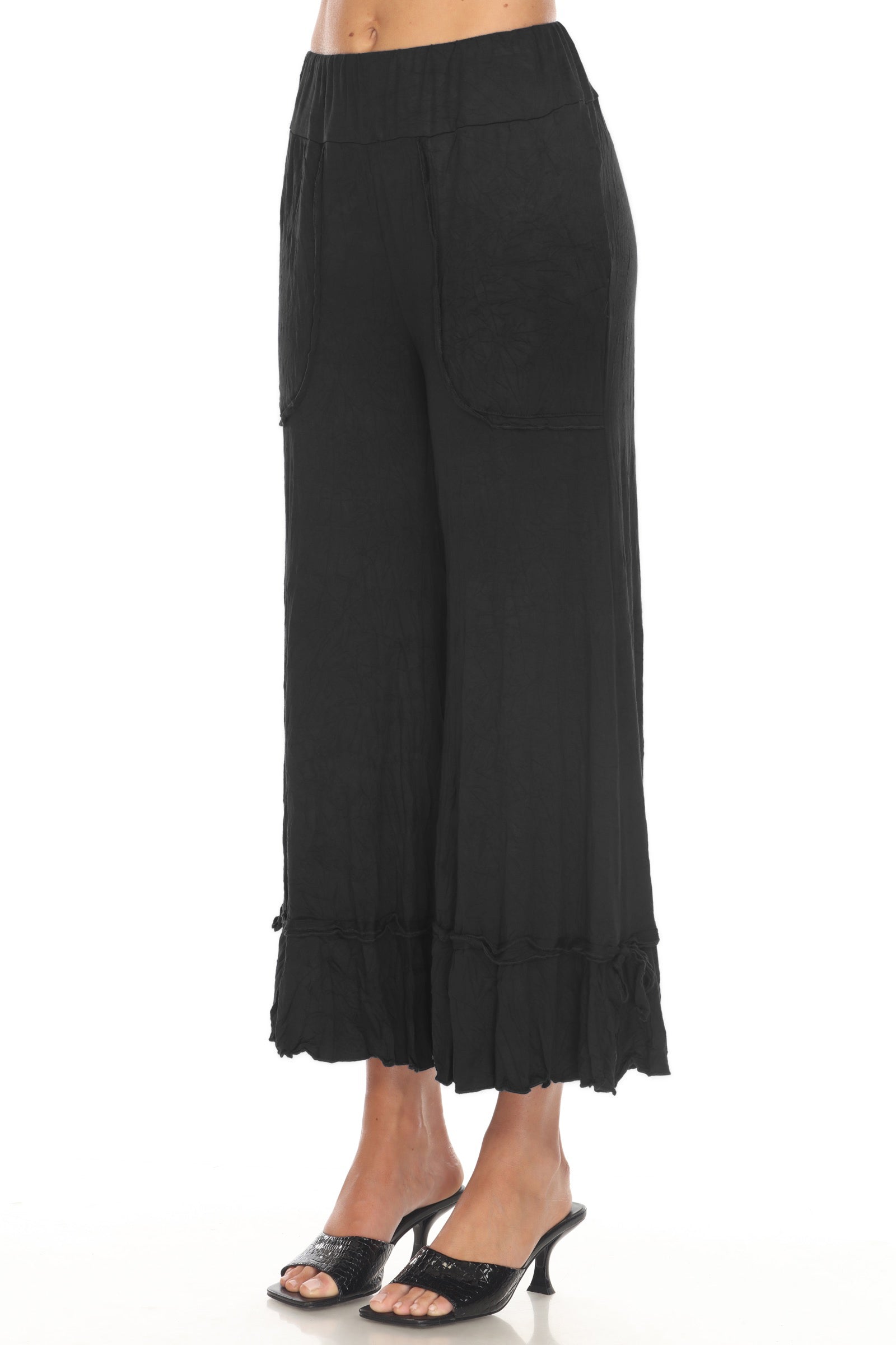 Patch Crop Pant (Luxe) - CARINE
