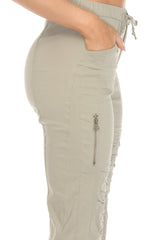 Ruched Scallop Pant - CARINE