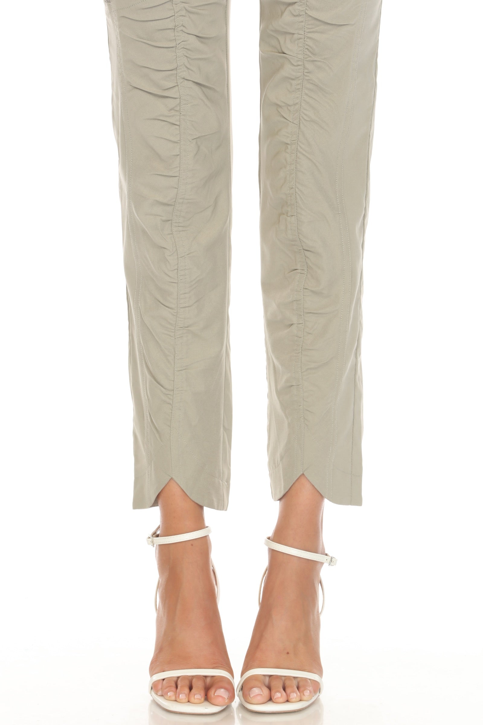 Ruched Scallop Pant - CARINE