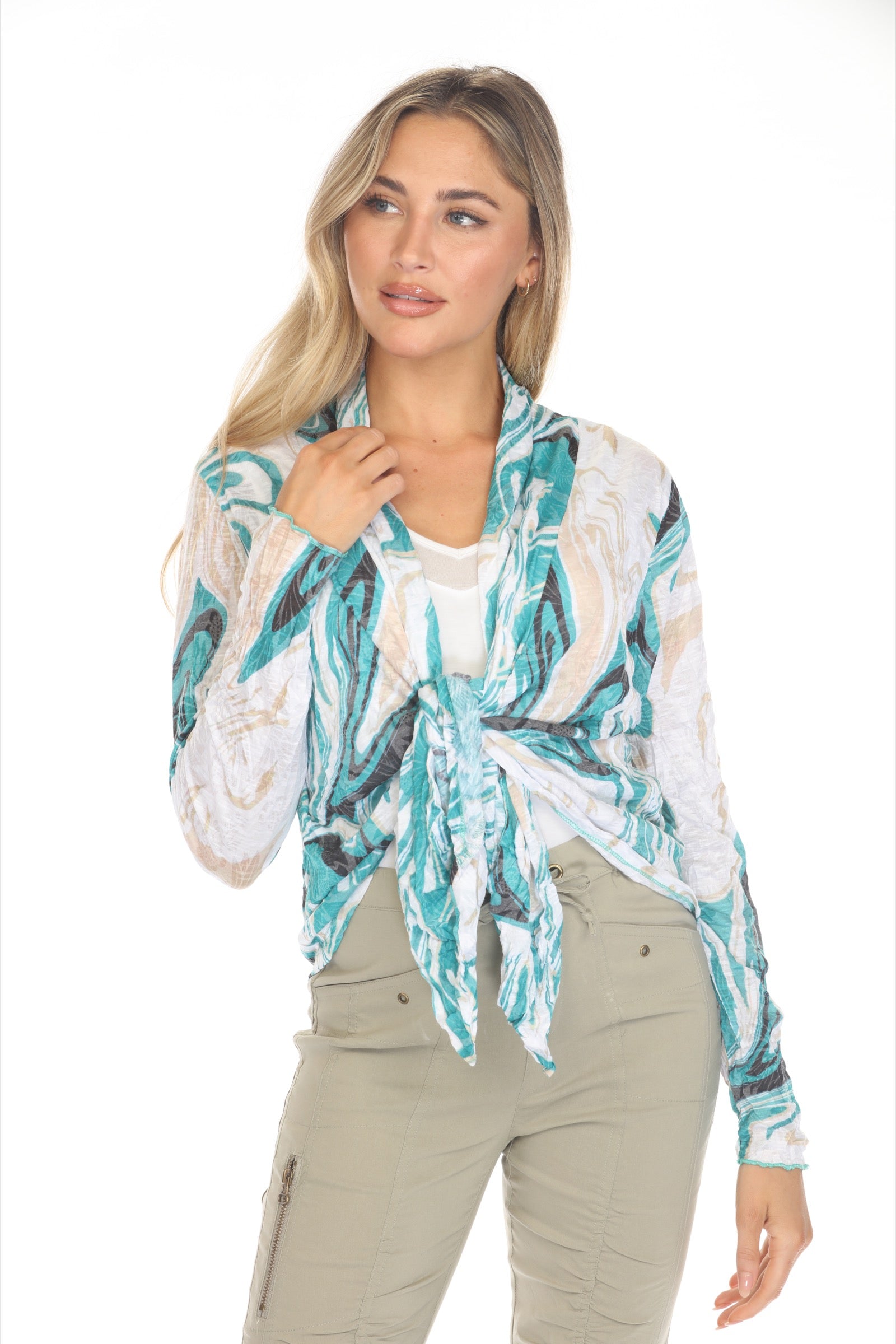 Claire Cardigan - Jade Stone - CARINE