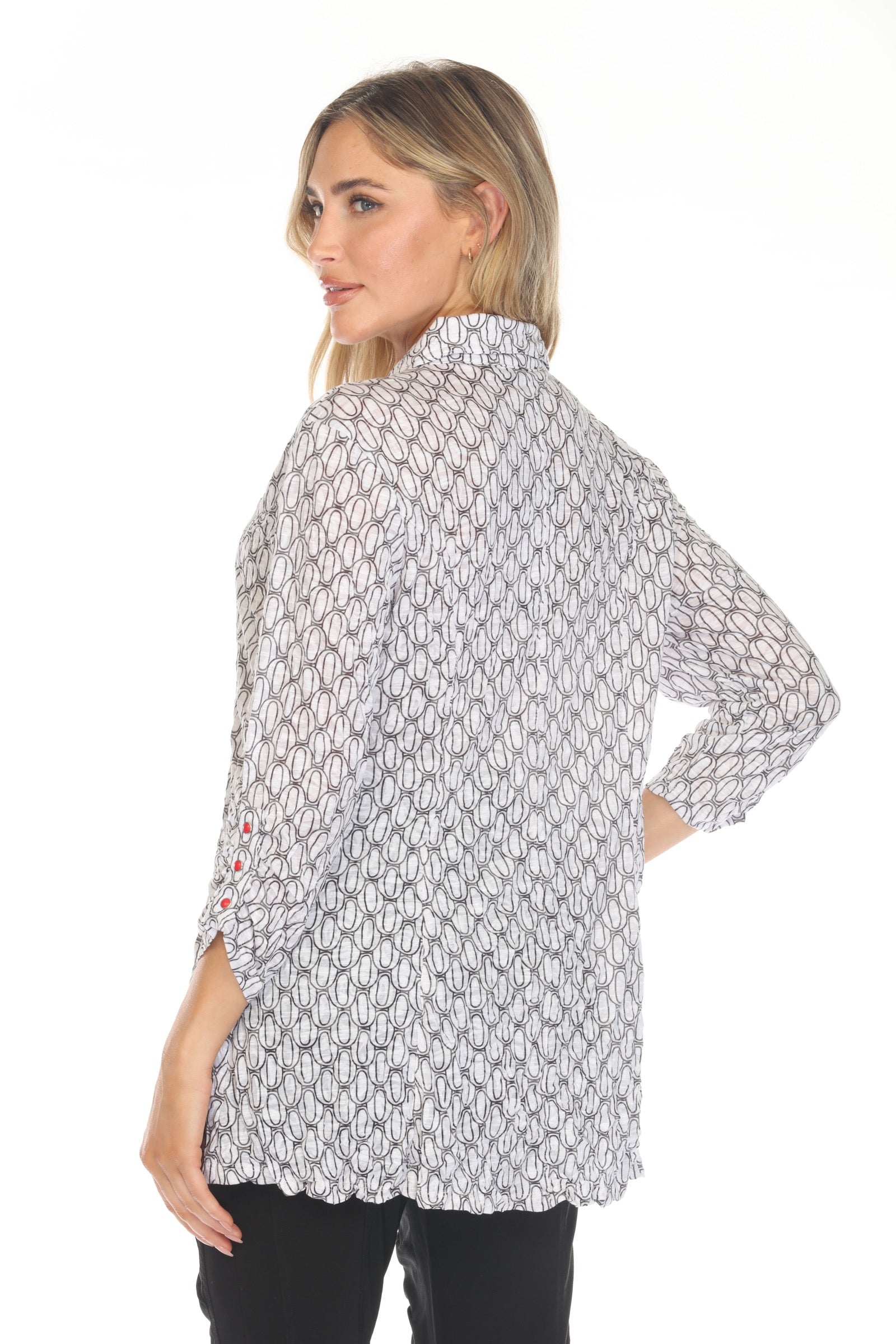 Selena Shirt - Chrome Link - CARINE