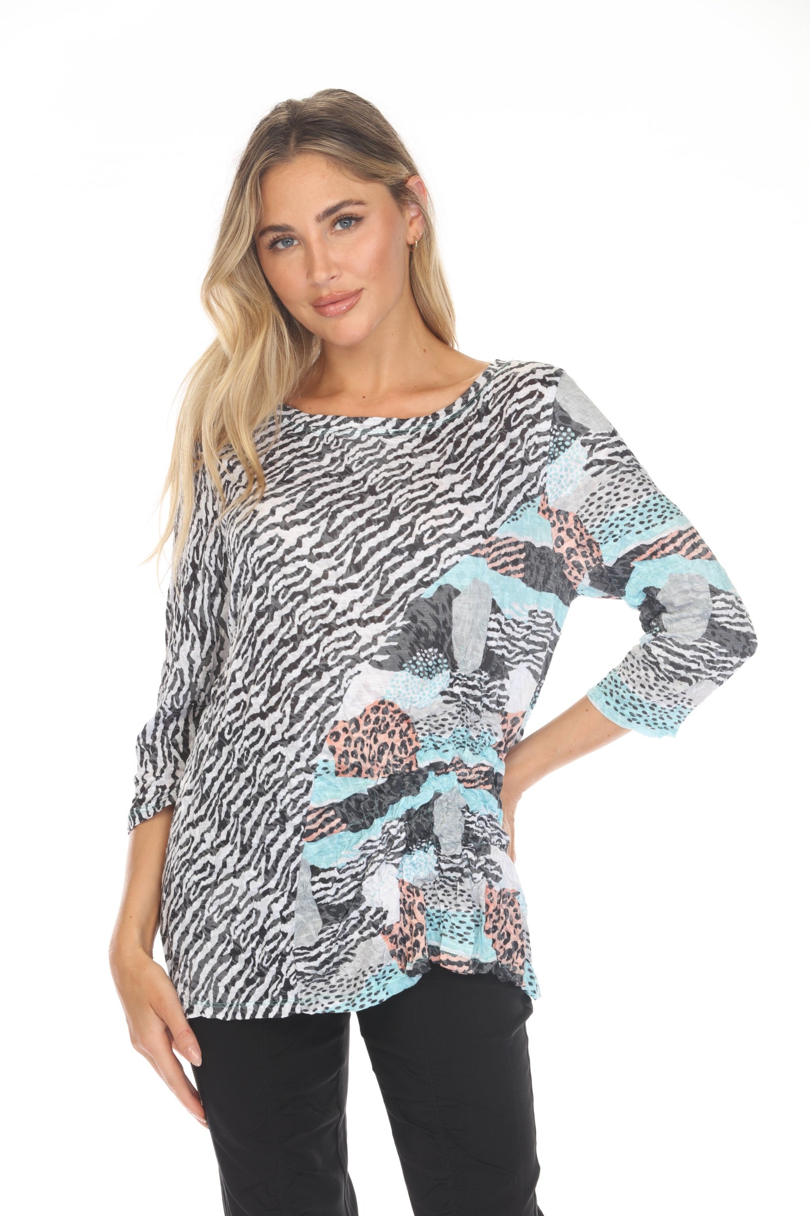 Jolene Top - Mint Safari - CARINE