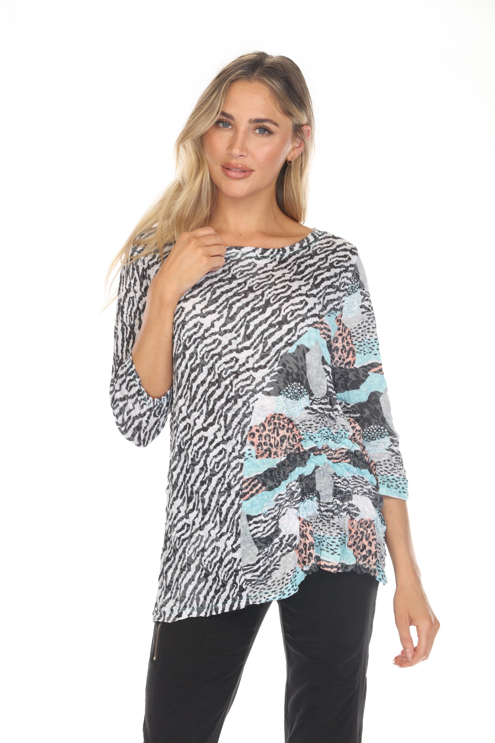 Jolene Top - Mint Safari - CARINE