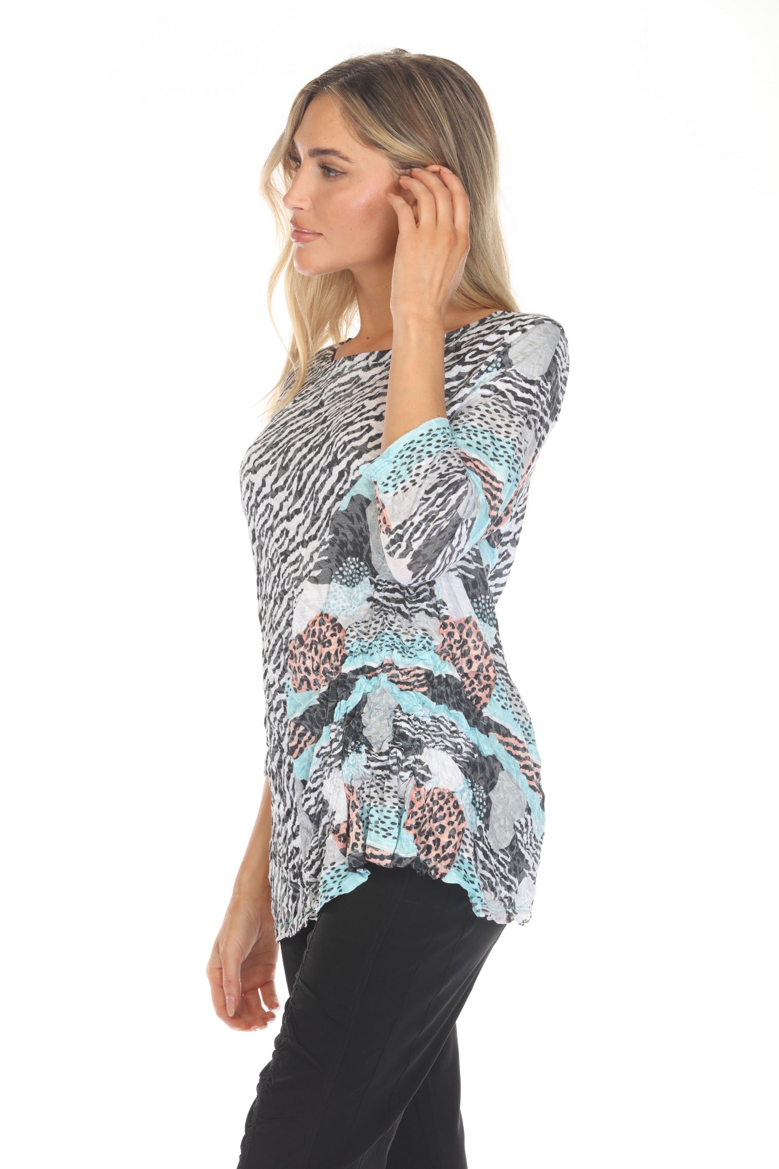Jolene Top - Mint Safari - CARINE