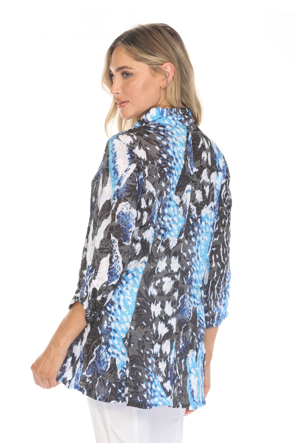 Selena Shirt - Blue Eclipse - CARINE