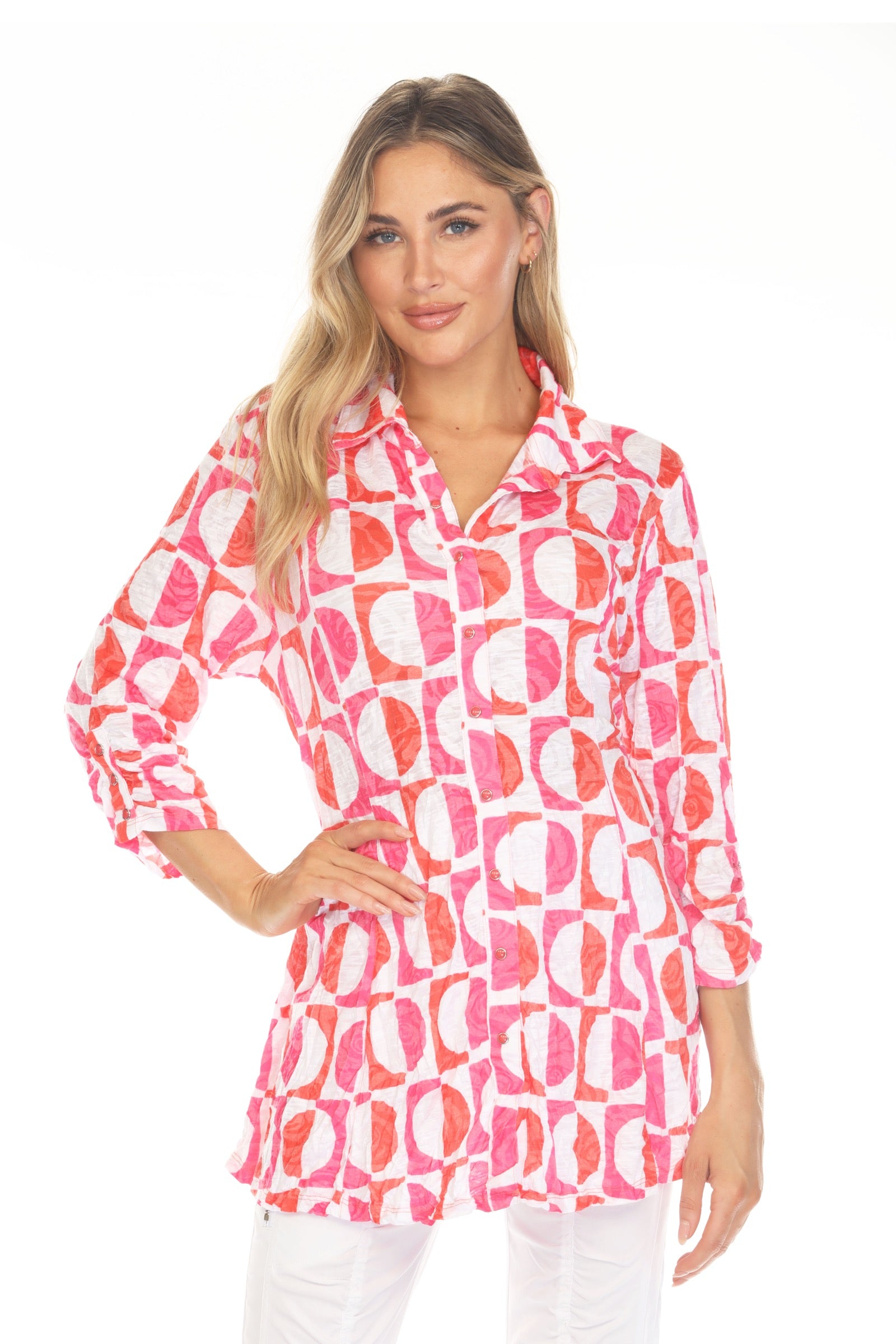 Selena Shirt - Modern Pink - CARINE