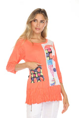 Madison Top - Paprika Pop - CARINE