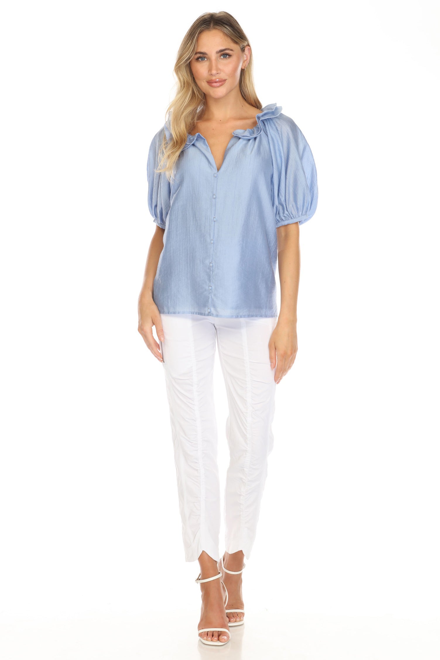 Petal Ruffle Top - CARINE