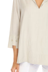 Horizon Split-Neck Top - CARINE