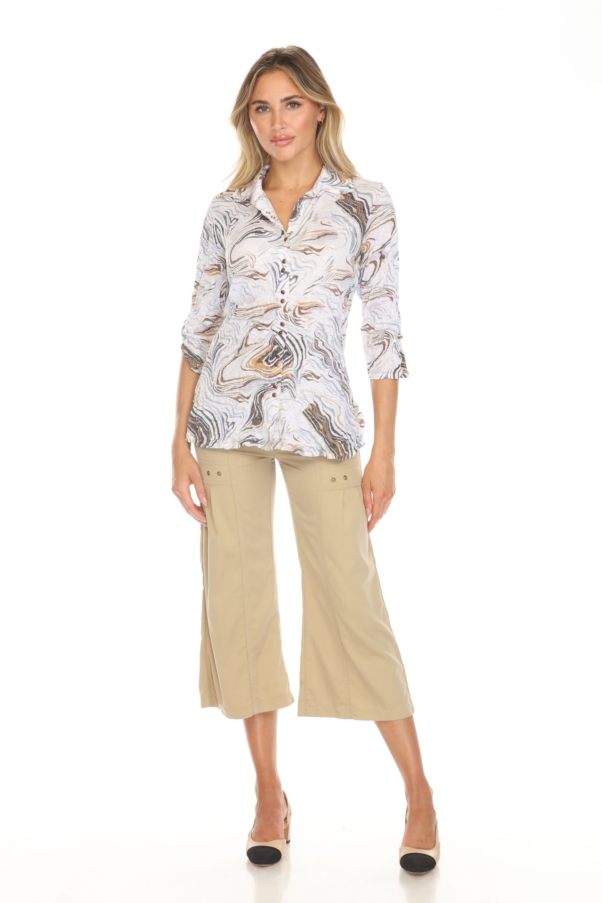 Sabrina Shirt - Desert Breeze - CARINE