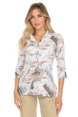 Sabrina Shirt - Desert Breeze - CARINE