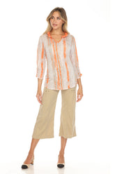 Caela Top - Citrus Strands - CARINE