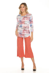 Round-Neck Top - Canvas Patch - CARINE