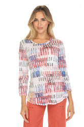 Round-Neck Top - Canvas Patch - CARINE