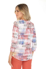 Round-Neck Top - Canvas Patch - CARINE