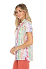Nora Top - Rainbow Sketch - CARINE