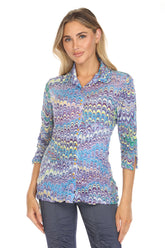 Sabrina Shirt - Mystic Plume - CARINE