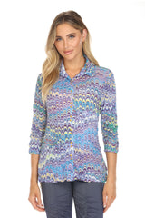 Sabrina Shirt - Mystic Plume - CARINE