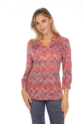 Ella Top - Crimson Pulse - CARINE