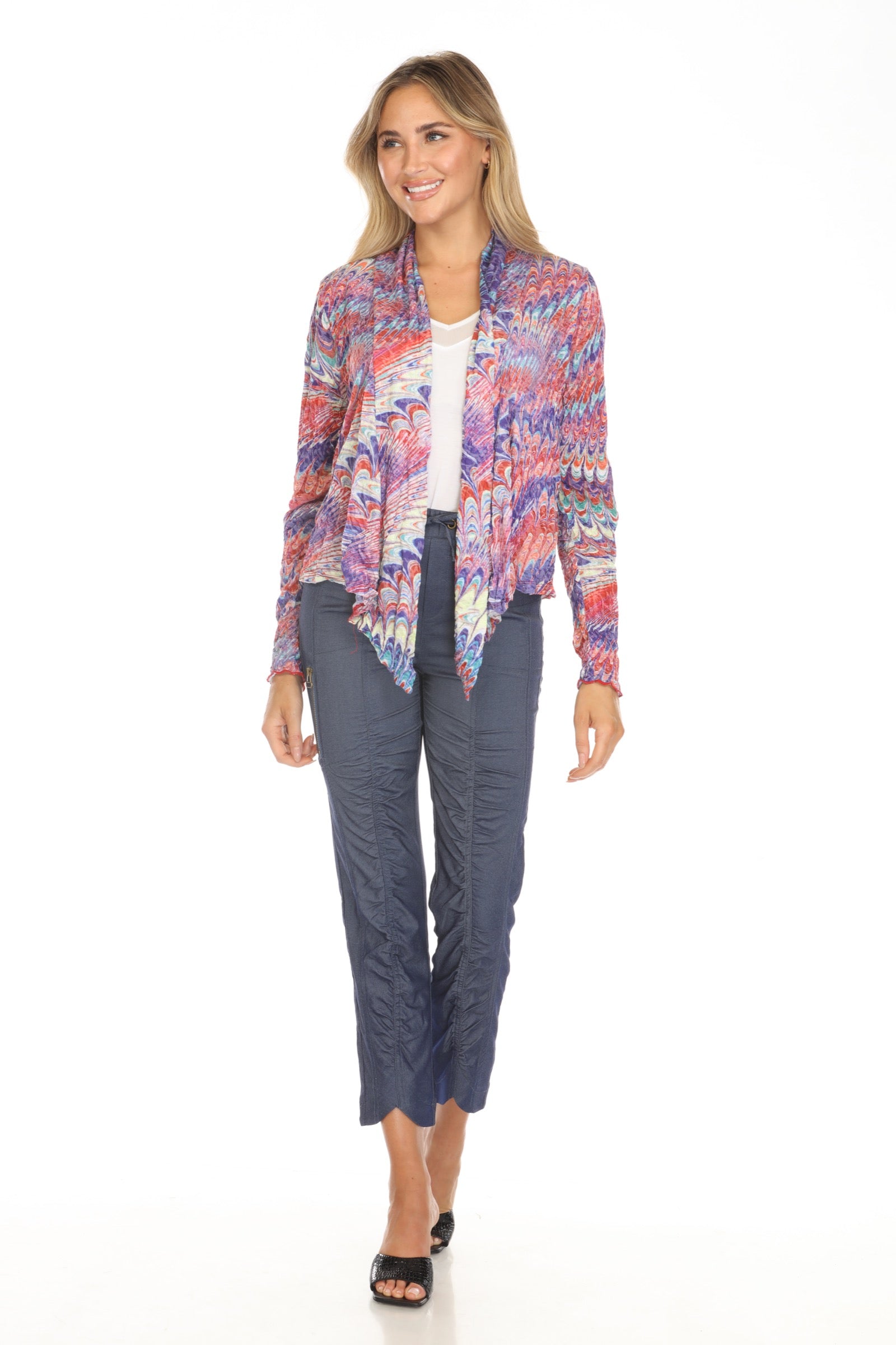 Claire Cardigan - Violet Burst - CARINE