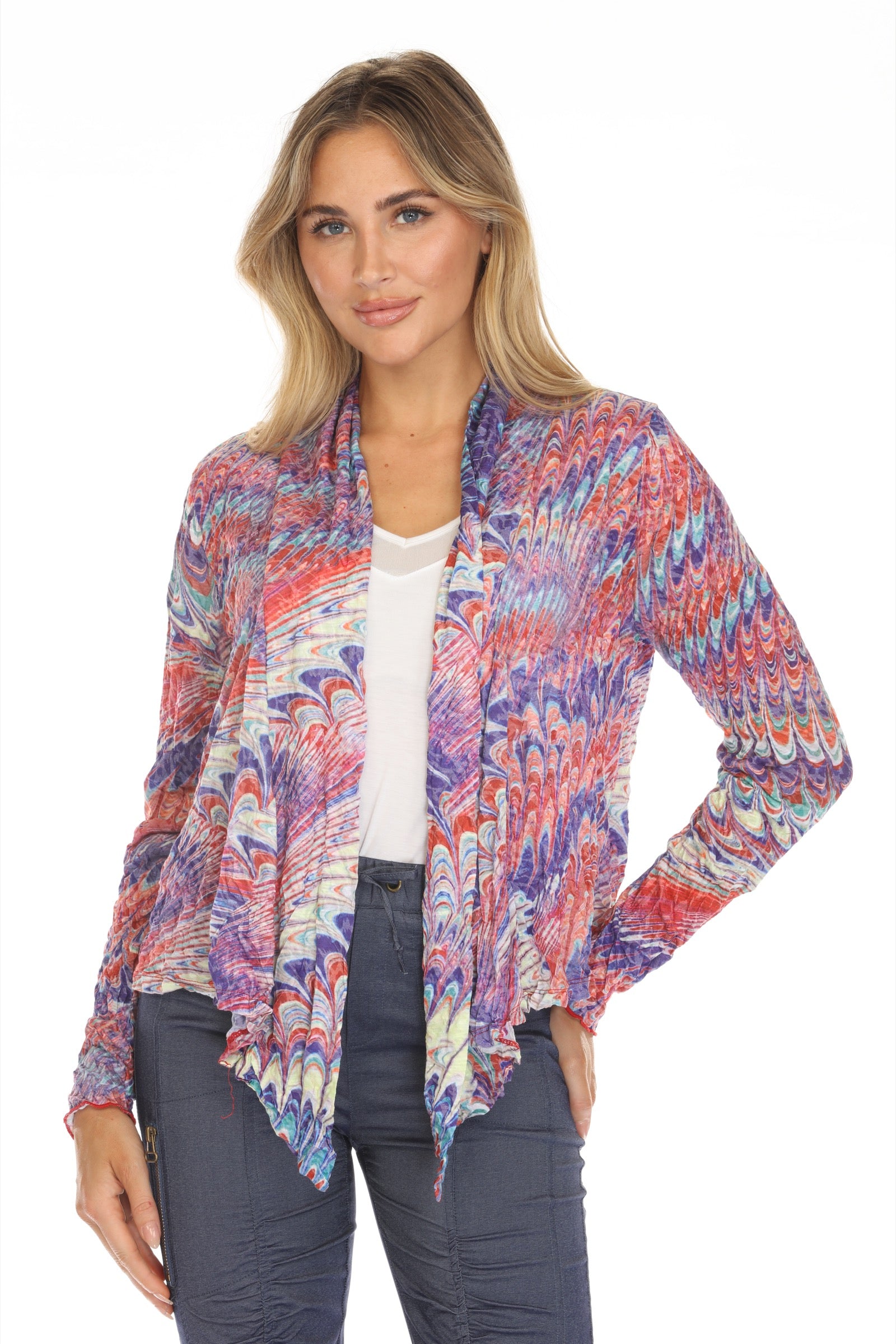Claire Cardigan - Violet Burst - CARINE