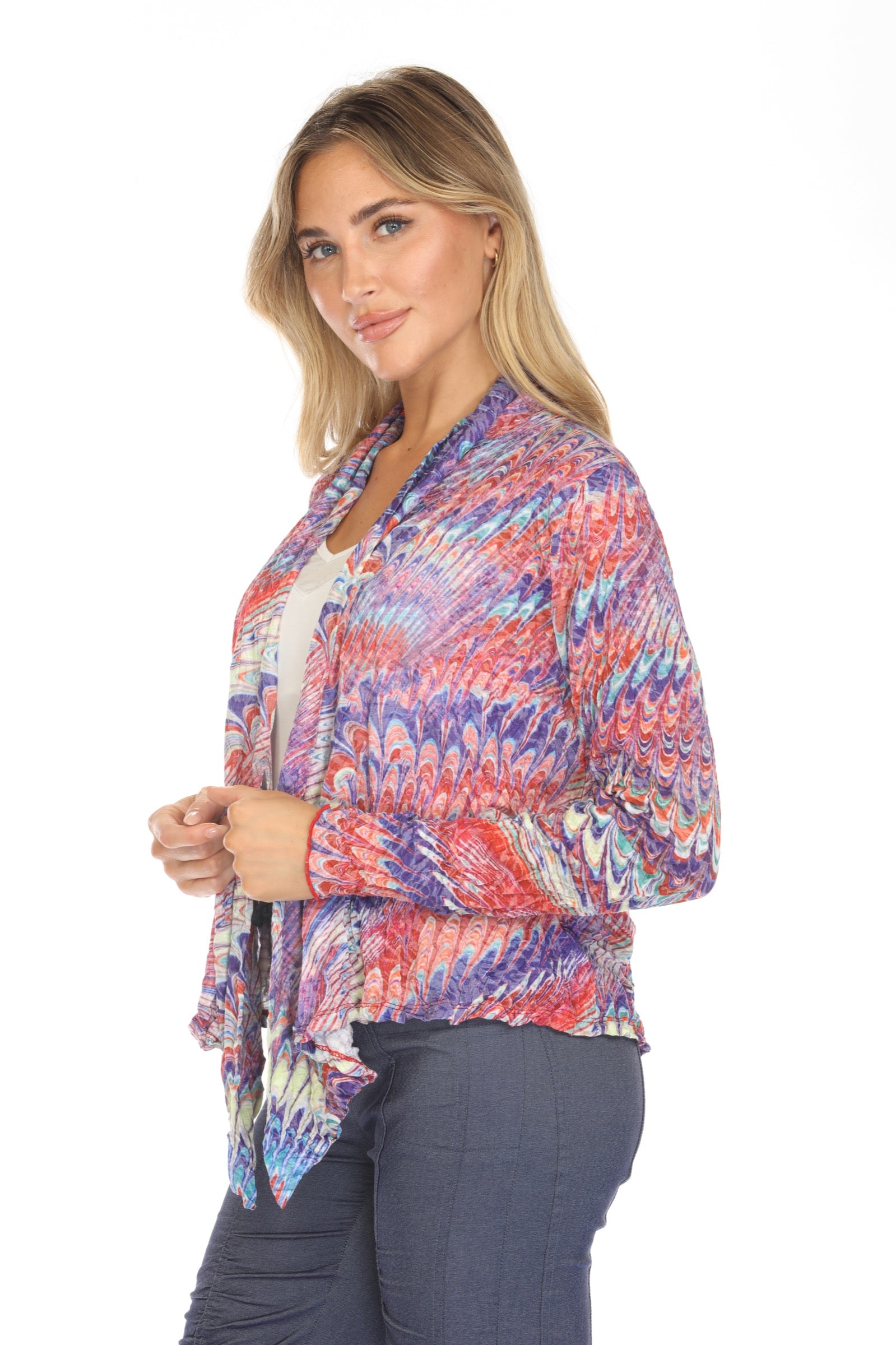 Claire Cardigan - Violet Burst - CARINE