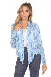 Claire Cardigan - Blue Marble - CARINE