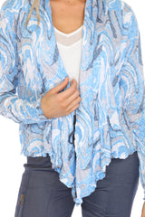 Claire Cardigan - Blue Marble - CARINE