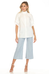 Grace Gathered Blouse - CARINE