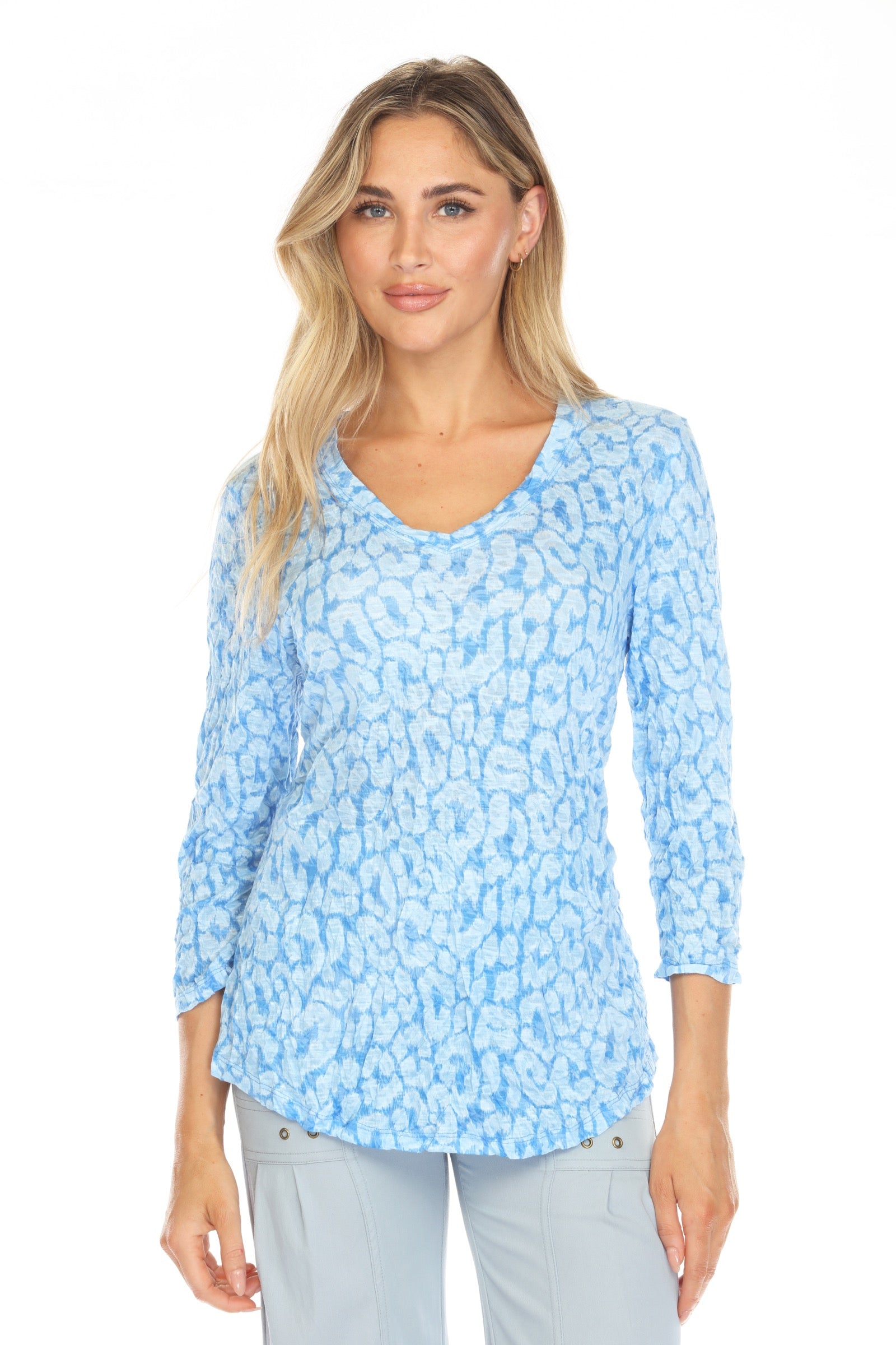 V-Neck Top - Arctic Spots - CARINE