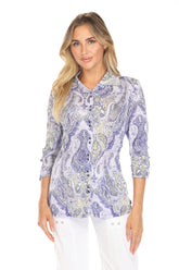 Sabrina Shirt - Twilight Paisley - CARINE
