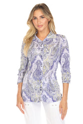 Sabrina Shirt - Twilight Paisley - CARINE