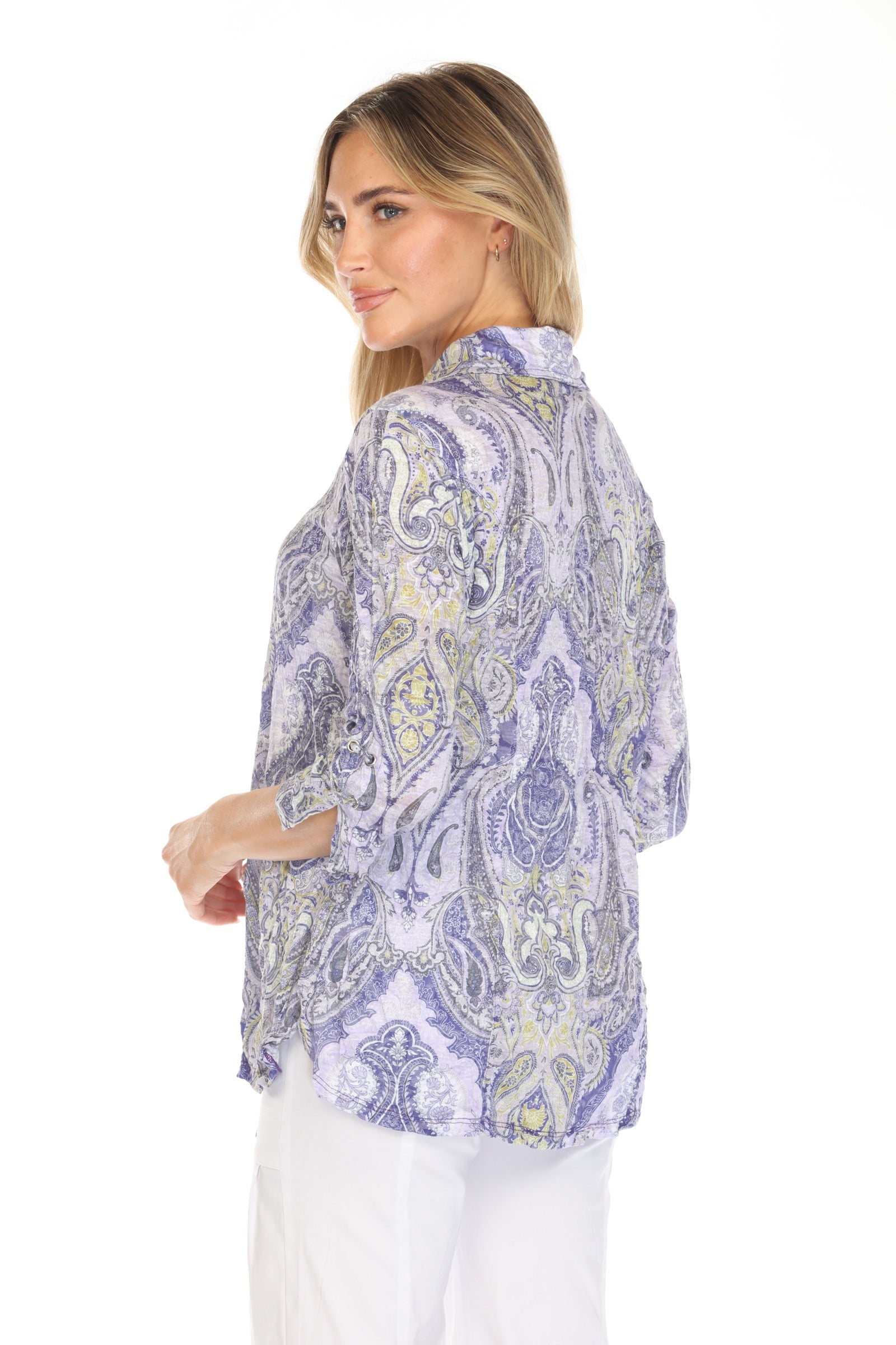 Sabrina Shirt - Twilight Paisley - CARINE