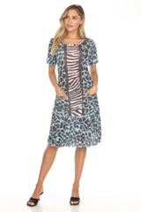 Riley Dress - Animal Print - CARINE