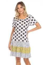 Dakota Dress - Mixed Dots - CARINE