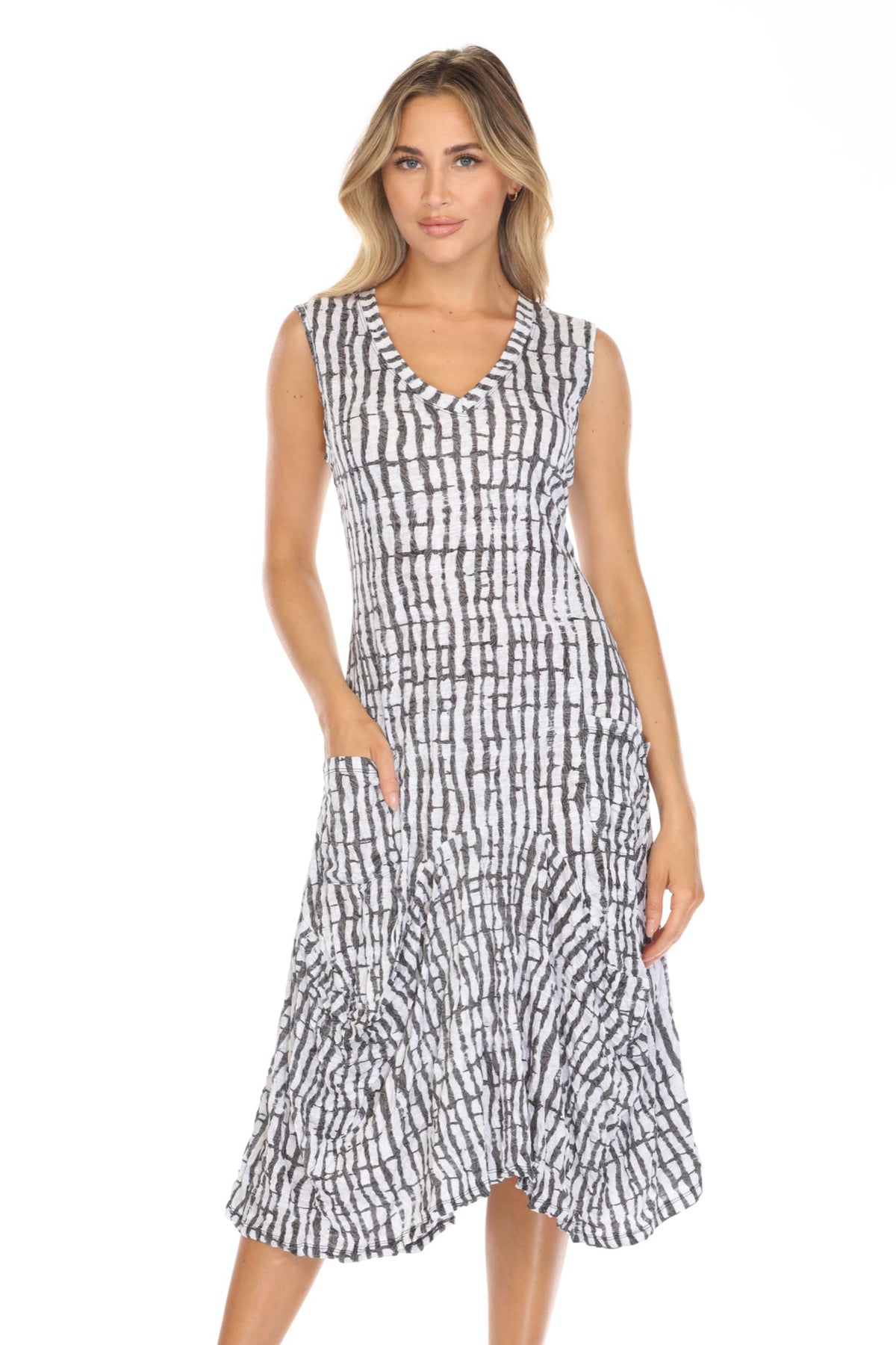 Valerie Dress - Bamboo Shadow - CARINE