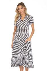 Harper Dress - Dot Swirl - CARINE
