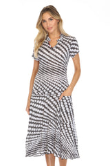 Harper Dress - Dot Swirl - CARINE