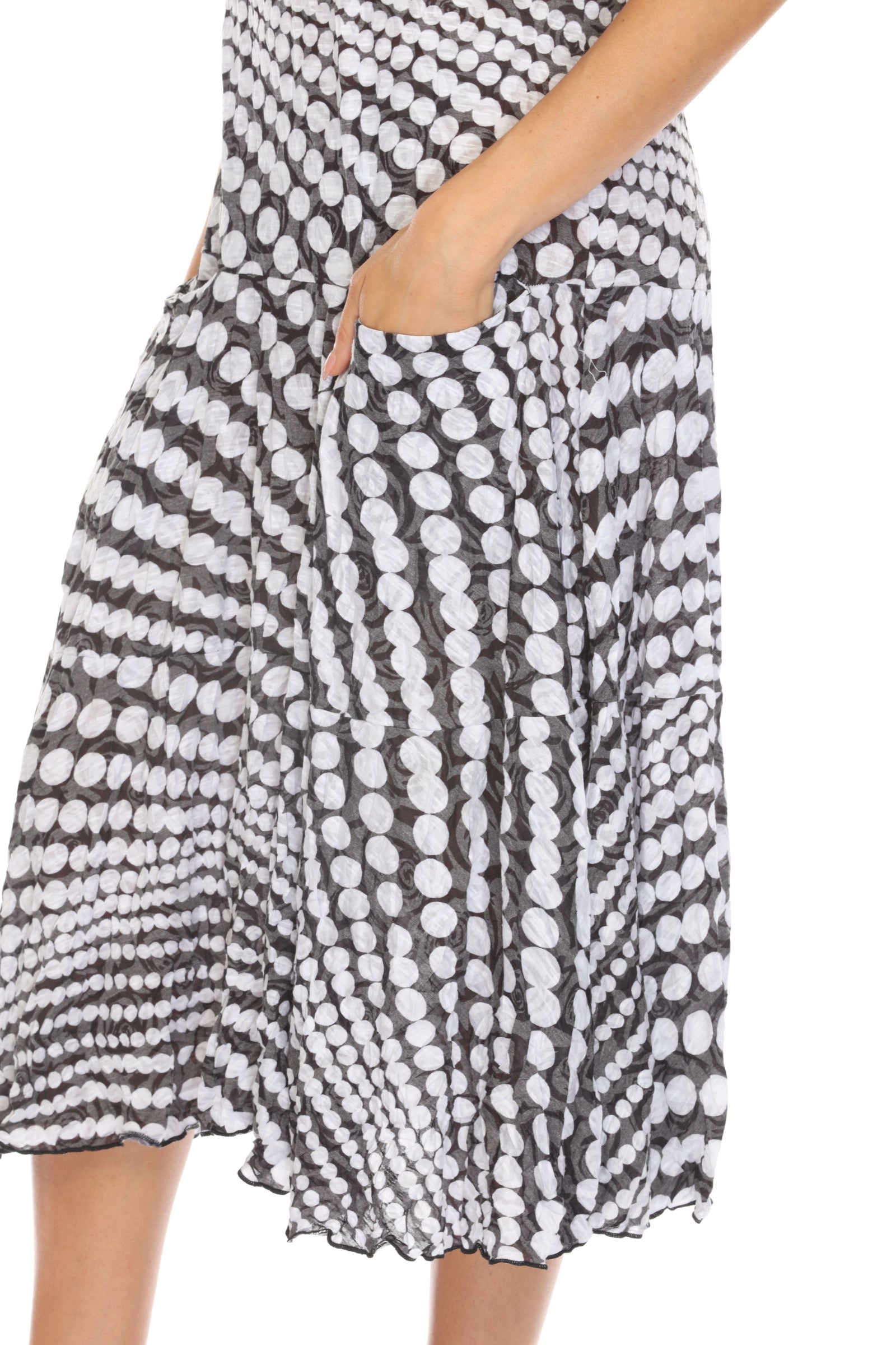 Harper Dress - Dot Swirl - CARINE