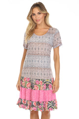 Dakota Dress - Tree & Flowers - CARINE