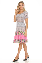 Dakota Dress - Tree & Flowers - CARINE