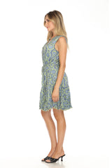 Amelia Dress - Green Vector - CARINE