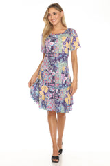 Riley Dress - Orchid Bloom - CARINE