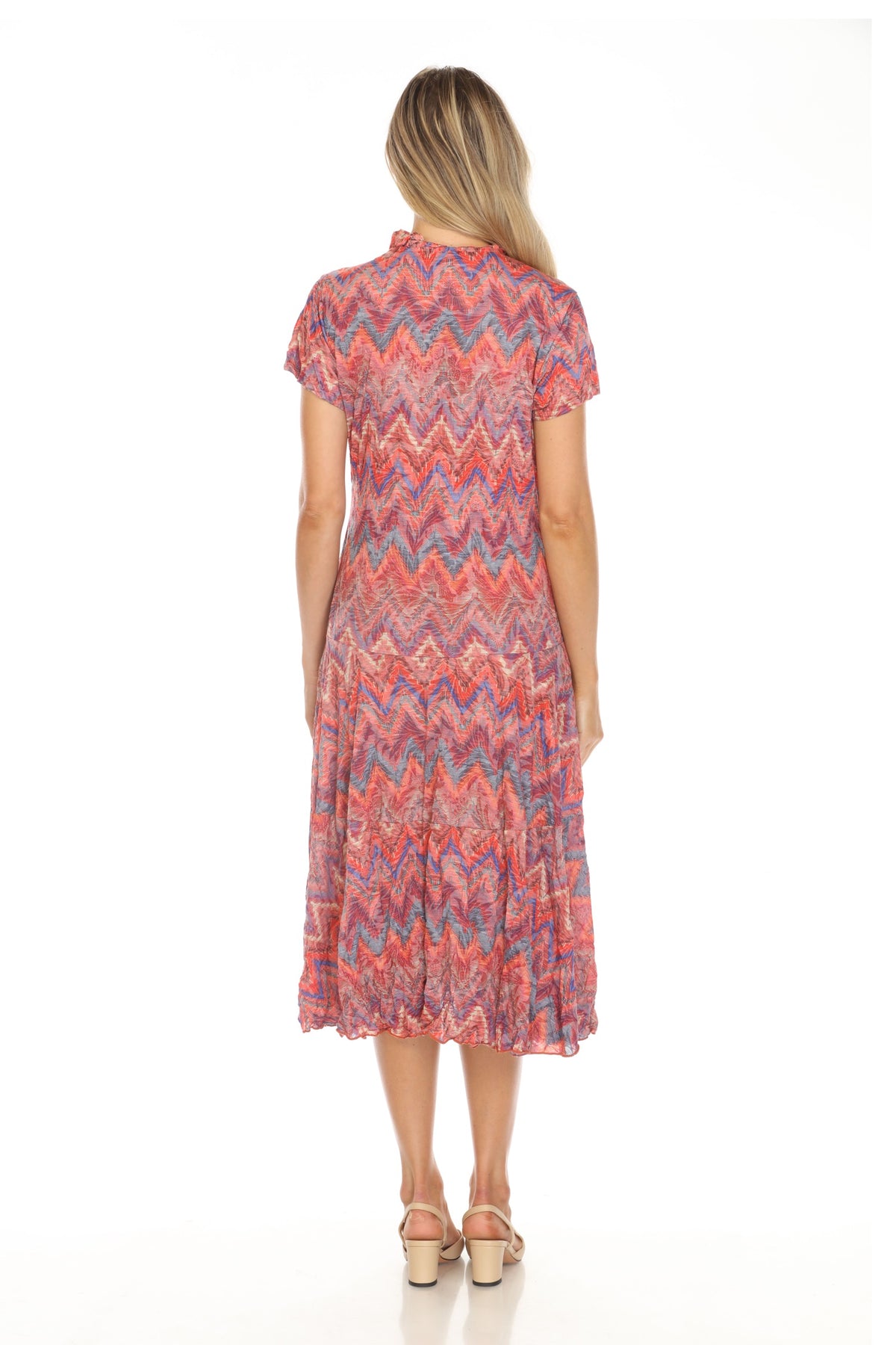Harper Dress - Crimson Pulse - CARINE