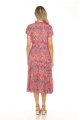 Harper Dress - Crimson Pulse - CARINE